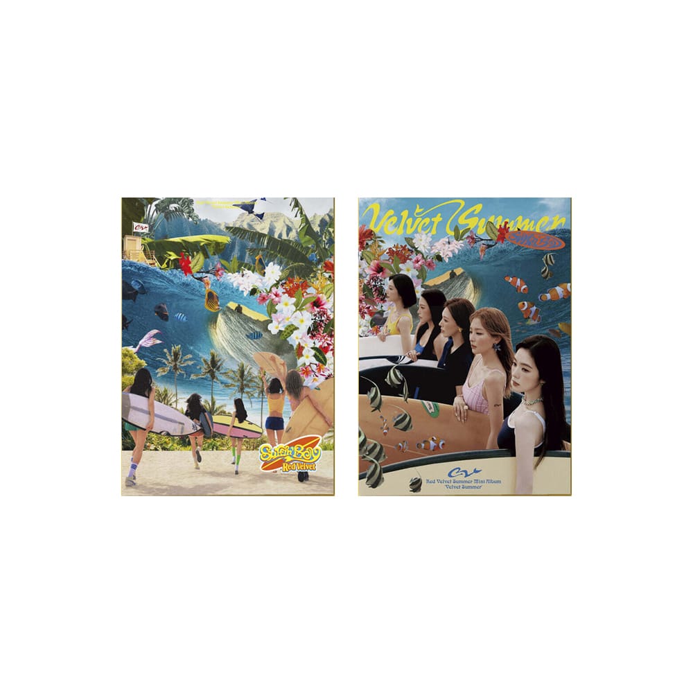 Red Velvet ALBUM NO POB / 1 RANDOM RED VELVET - Summer Mini Album [ Velvet Summer ] ( Big Wave Ver. )