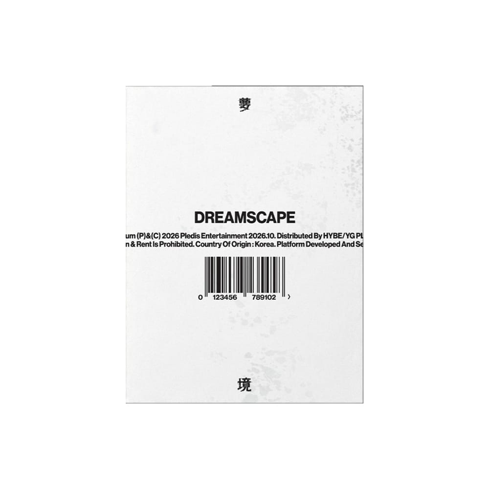 SEVENTEEN ALBUM NO POB SEVENTEEN JxJ - 1st Mini Album DREAMSCAPE ( Weverse Albums ver. )