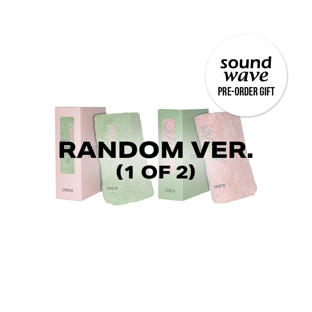 SHINee ALBUM SOUNDWAVE / 1 RANDOM SHINEE ONEW - 5TH EP TOUGH LOVE (TOWEL BOOK Ver.)