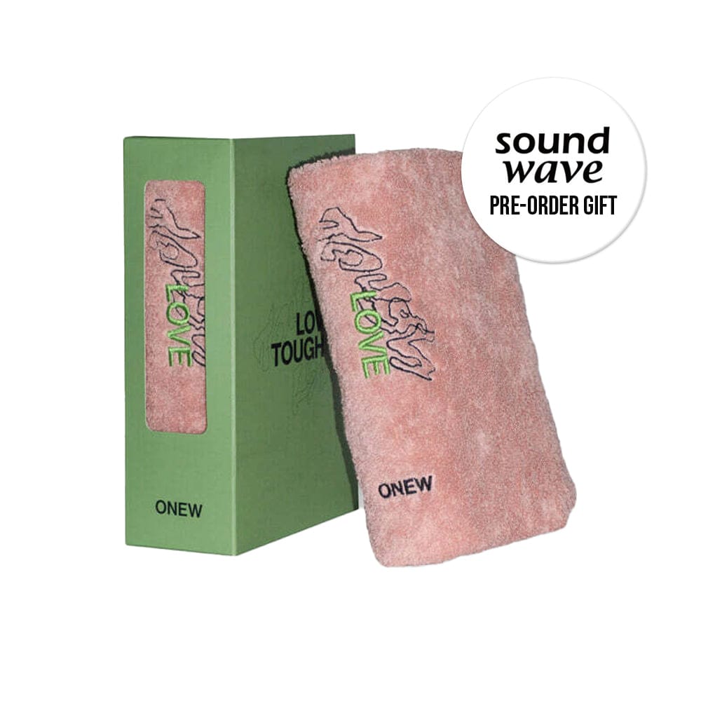 SHINee ALBUM SOUNDWAVE / PINK SHINEE ONEW - 5TH EP TOUGH LOVE (TOWEL BOOK Ver.)