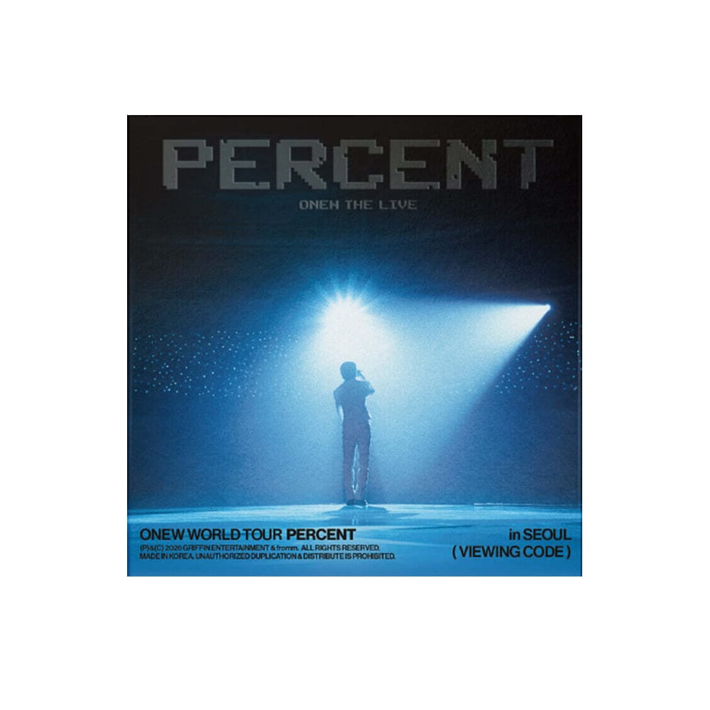SHINee DVD / BLU-RAY NO GIFT SHINEE ONEW - 2025-26 ONEW WORLD TOUR [ONEW THE LIVE : PERCENT (%)] (VIEWING CODE)