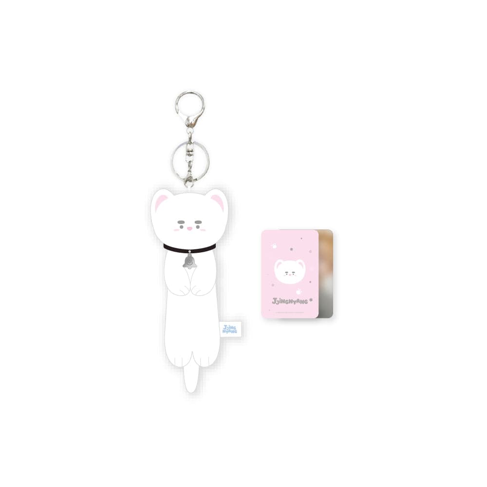 SHINEE MD / GOODS SHINee ONEW - WEASEL PLUSH KEYRING [ JJINGNYANG'S TWINKLE! SNOWLAND MD ]