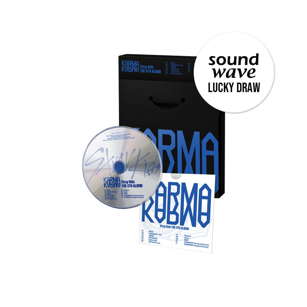 Stray Kids ALBUM SoundWave Lucky Draw / Compact [ Lucky Draw Event ] Stray Kids - The 4th Album KARMA