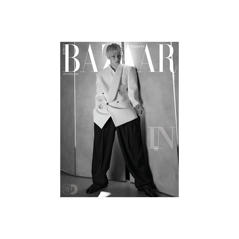 Stray Kids Magazine A Stray Kids I.N - HARPERS BAZAAR Magazine Cover (September 2026)