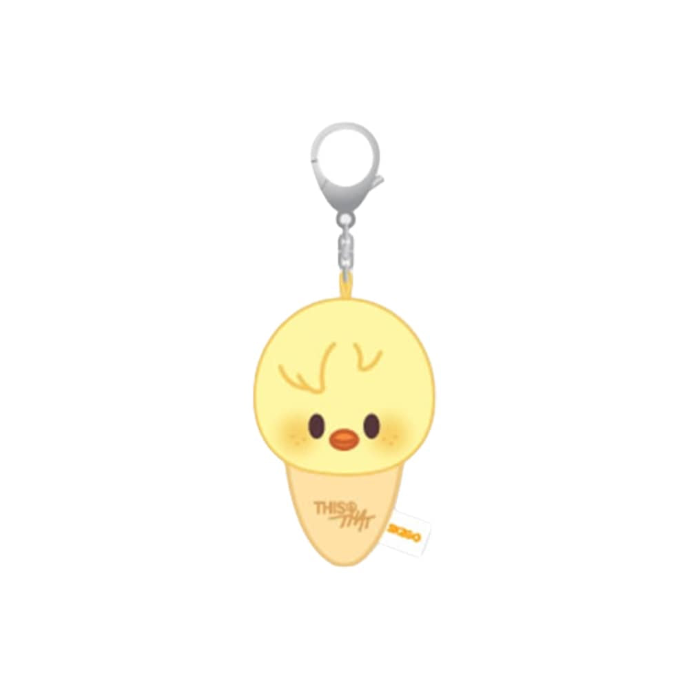 Stray Kids MD / GOODS BbokAri Stray Kids - PLUSH KEYRING ICECREAM Ver. [ THIS & THAT POP UP STORE MD ]