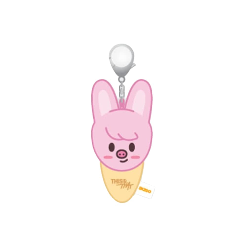 Stray Kids MD / GOODS DWAEKKI Stray Kids - PLUSH KEYRING ICECREAM Ver. [ THIS & THAT POP UP STORE MD ]