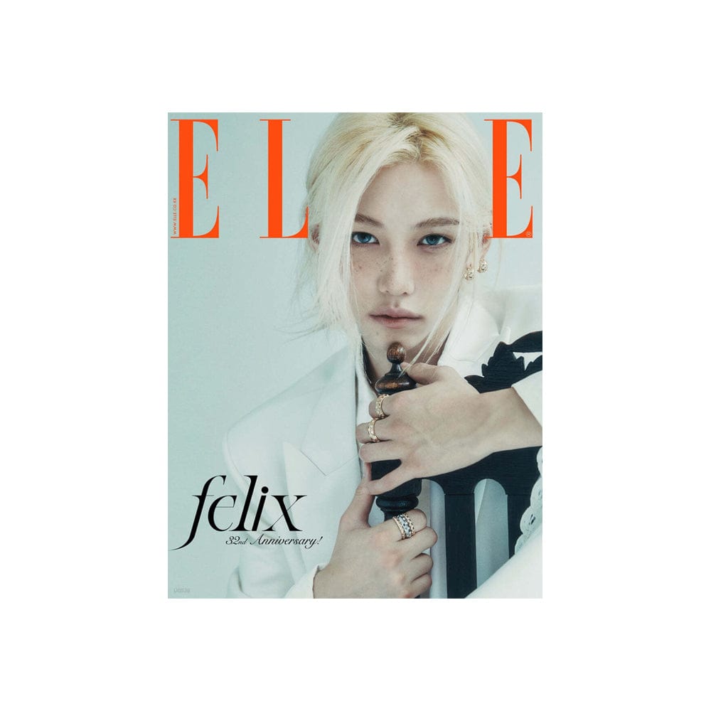 Stray Kids MD / GOODS F StrayKids Felix - ELLE Magazine Cover Felix (Nov 2024)