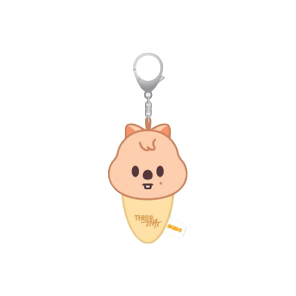 Stray Kids MD / GOODS HAN QUOKKA Stray Kids - PLUSH KEYRING ICECREAM Ver. [ THIS & THAT POP UP STORE MD ]