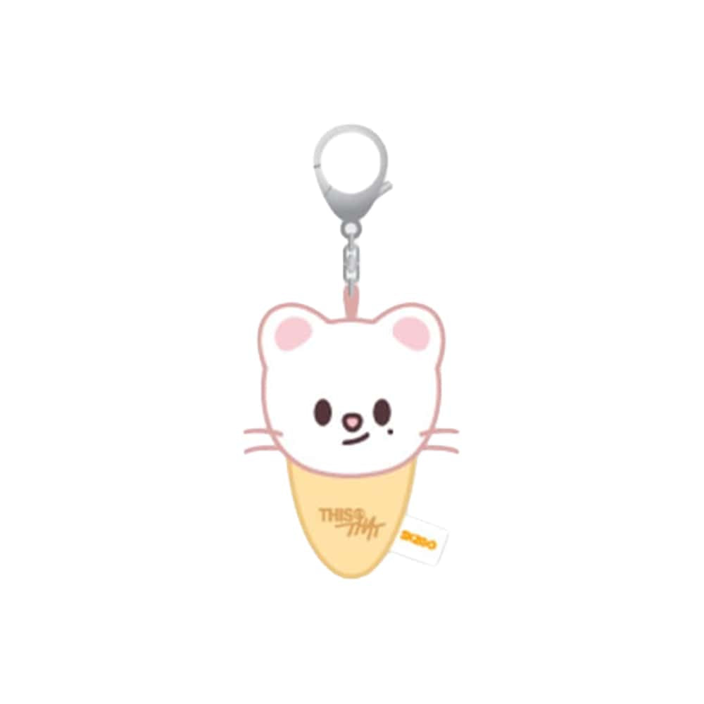 Stray Kids MD / GOODS Jiniret Stray Kids - PLUSH KEYRING ICECREAM Ver. [ THIS & THAT POP UP STORE MD ]