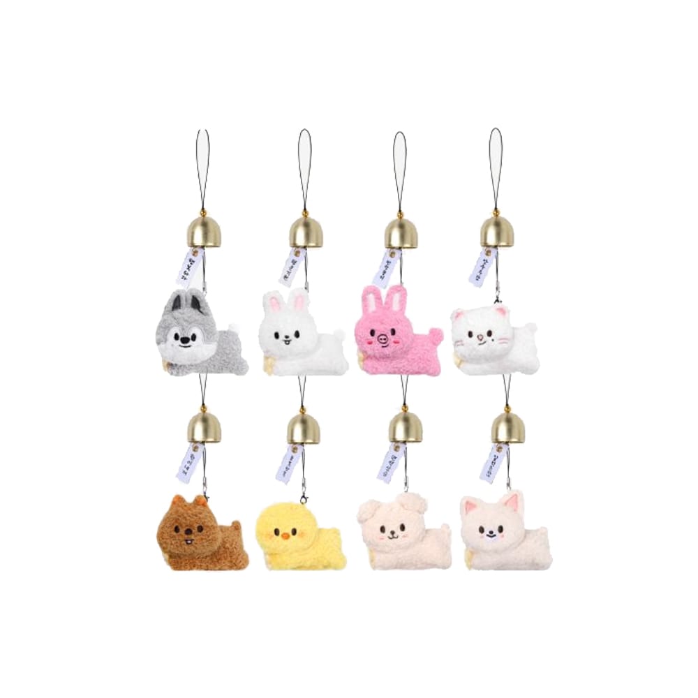 Stray Kids MD / GOODS Stray Kids - SKZOO PLUSH DOOR BELL KEYRING - RUN IT [ RUN IT World Tour MD ]