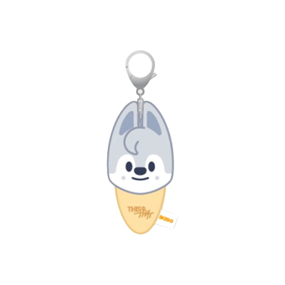 Stray Kids MD / GOODS Wolf Chan Stray Kids - PLUSH KEYRING ICECREAM Ver. [ THIS & THAT POP UP STORE MD ]