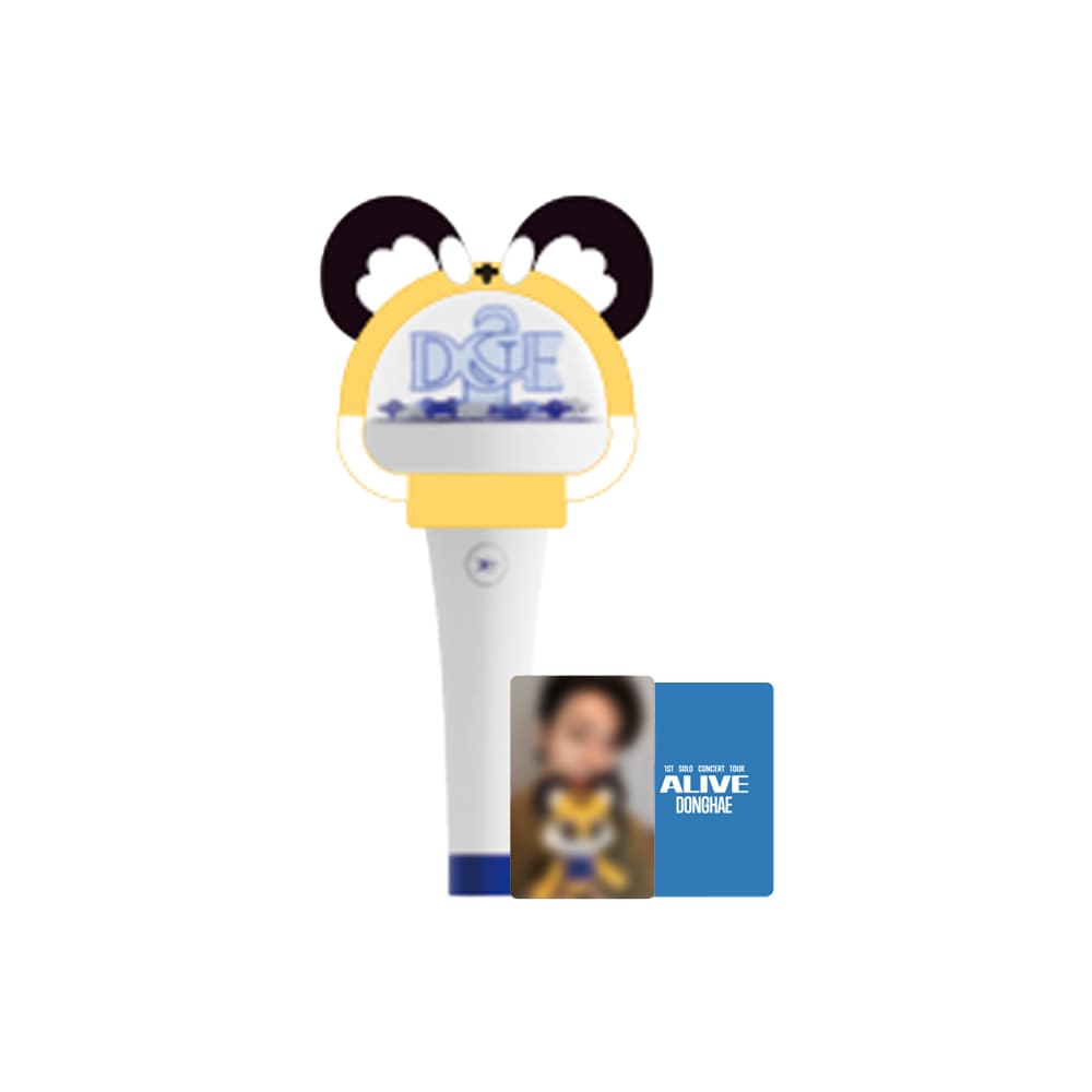 SUPER JUNIOR ALBUM SUPER JUNIOR DONGHAE - LIGHT STICK COVER ( 1st SOLO CONCERT TOUR ALIVE MD )