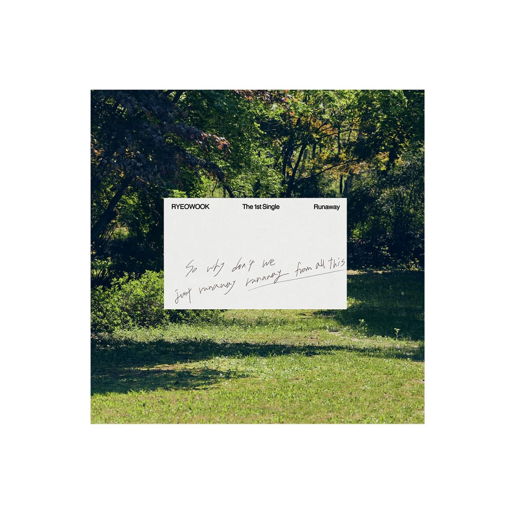 SUPER JUNIOR ALBUM SUPER JUNIOR RYEOWOOK -  1st Single [RUNAWAY] (DIGIPACK VER.)