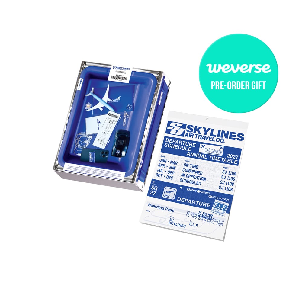 SUPER JUNIOR MD / GOODS WEVERSE / SEASONS GREETING ONLY SUPER JUNIOR - 2027 SEASON'S GREETINGS [ SKYLINES AIR TRAVEL CO. ]