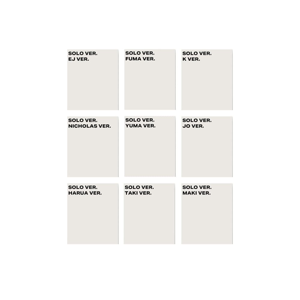 &Team ALBUM &TEAM - KR 2nd Mini Album MARK ON ME ( SOLO Ver. )