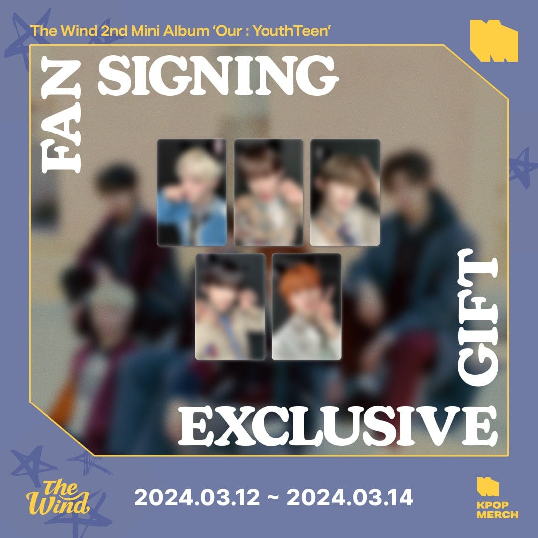 The Wind ALBUM (Fan Signed Event) The Wind - 2nd Mini Album 'Our : YouthTeen'
