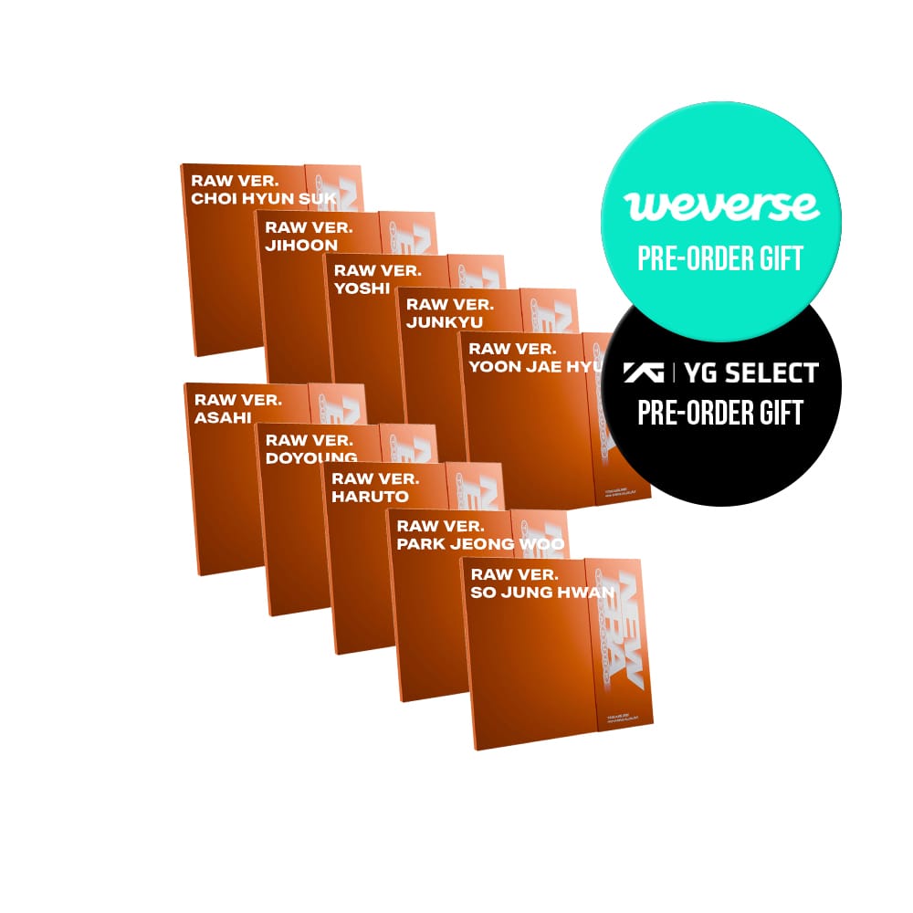 TREASURE ALBUM TREASURE - 4th Mini Album NEW WAV (RAW VER.)