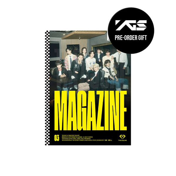 (+YG Select POB) TREASURE - TREASURE 3rd ANNIVERSARY MAGAZINE