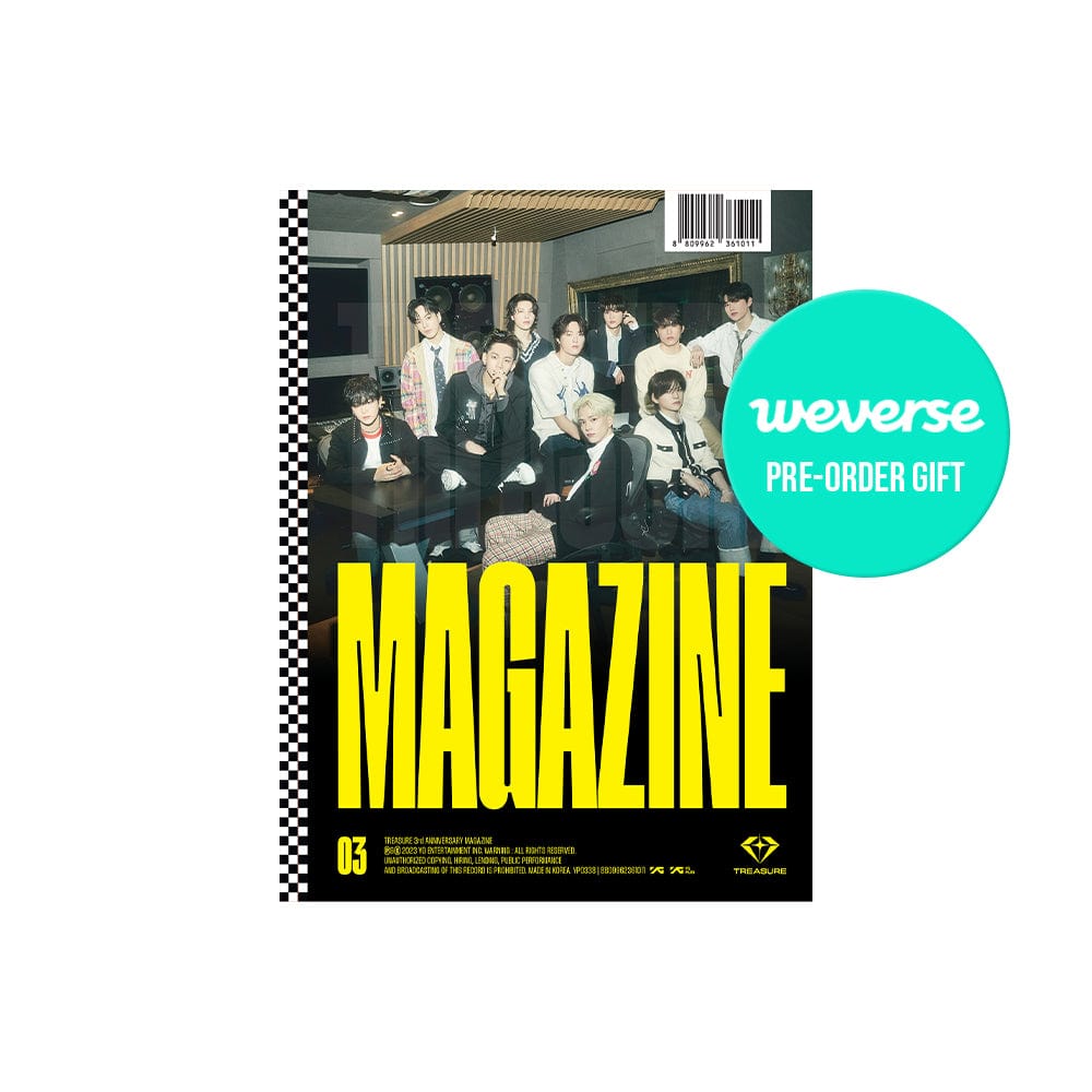 TREASURE Magazine (+Weverse POB) TREASURE - TREASURE 3rd ANNIVERSARY MAGAZINE