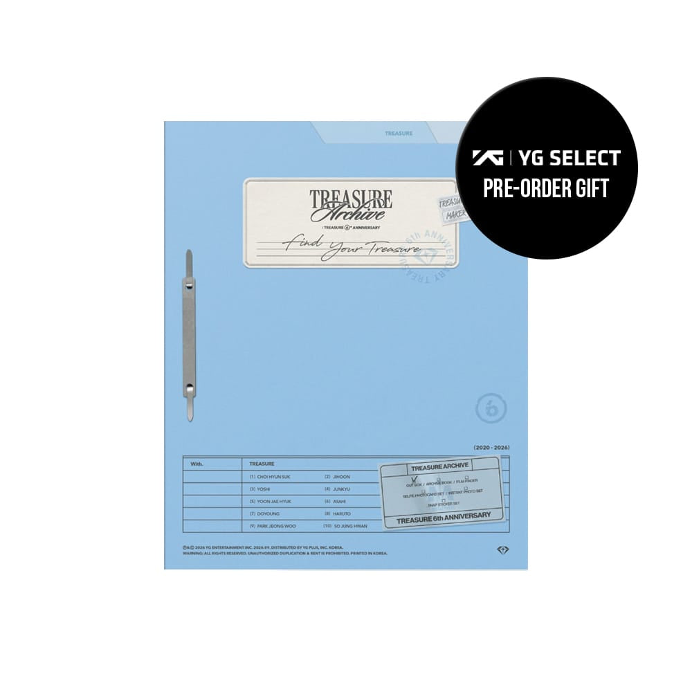 TREASURE PHOTOBOOK YG SELECT TREASURE - TREASURE ARCHIVE : TREASURE 6TH ANNIVERSARY