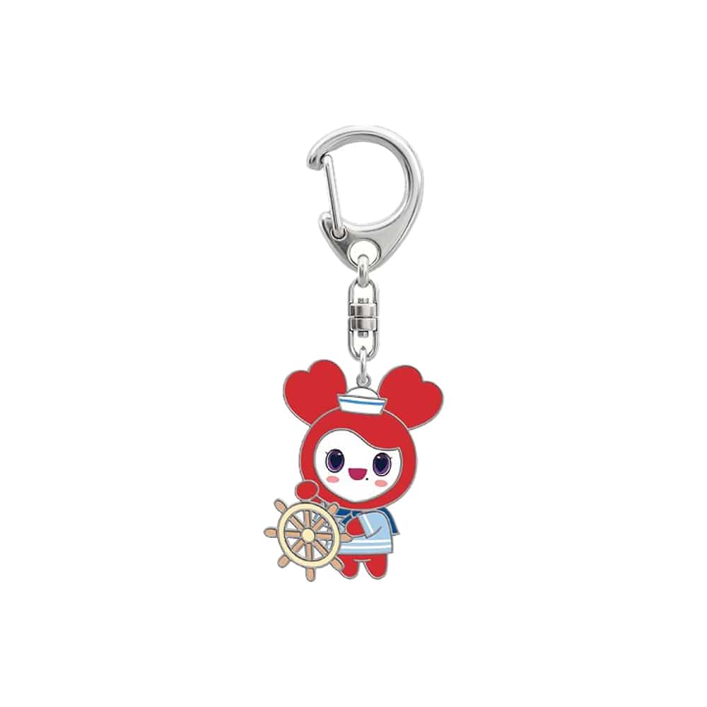 TWICE MD / GOODS CHAENGVELY TWICE - LOVELY METAL KEYRING MARINE Ver. [ 2026 TWICE THIS IS FOR WORLD TOUR FINALE in SEOUL MD ]
