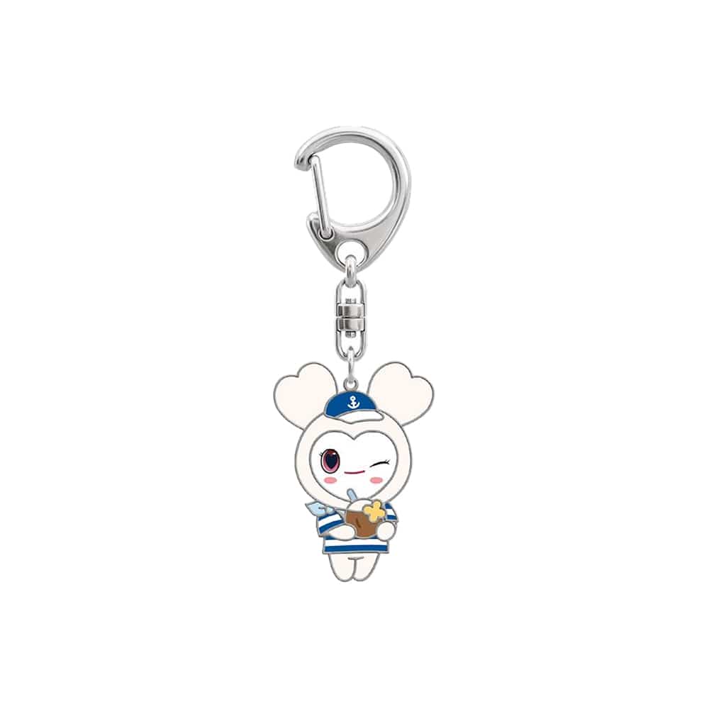 TWICE MD / GOODS DAVELY TWICE - LOVELY METAL KEYRING MARINE Ver. [ 2026 TWICE THIS IS FOR WORLD TOUR FINALE in SEOUL MD ]