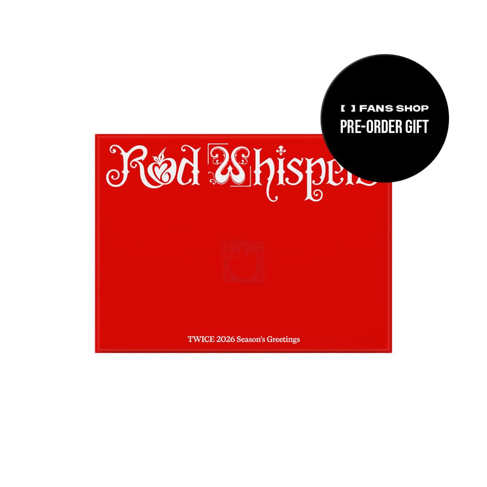 TWICE MD / GOODS FANS SHOP TWICE - 2026 SEASON'S GREETINGS [RED WHISPERS]