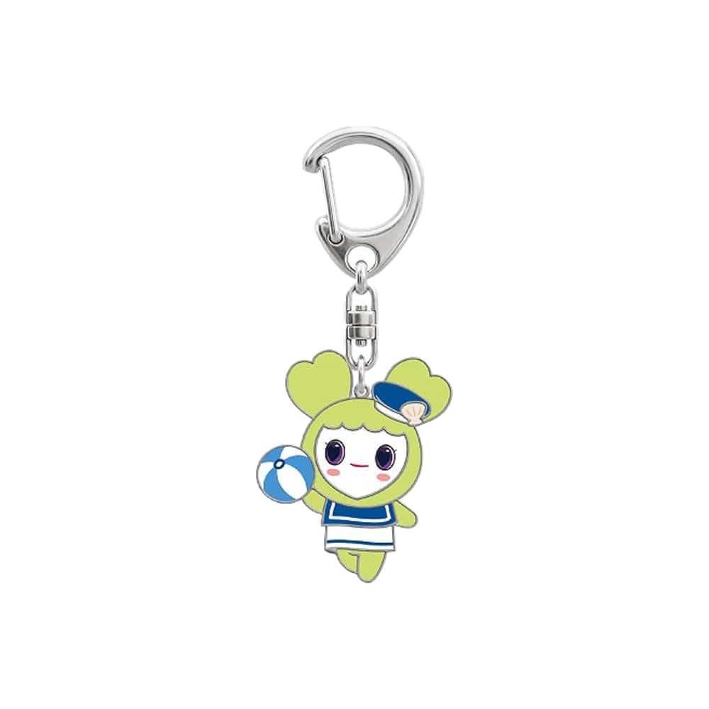 TWICE MD / GOODS JEONGVELY TWICE - LOVELY METAL KEYRING MARINE Ver. [ 2026 TWICE THIS IS FOR WORLD TOUR FINALE in SEOUL MD ]