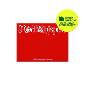 TWICE MD / GOODS KPOPMERCH TWICE - 2026 SEASON'S GREETINGS [RED WHISPERS]