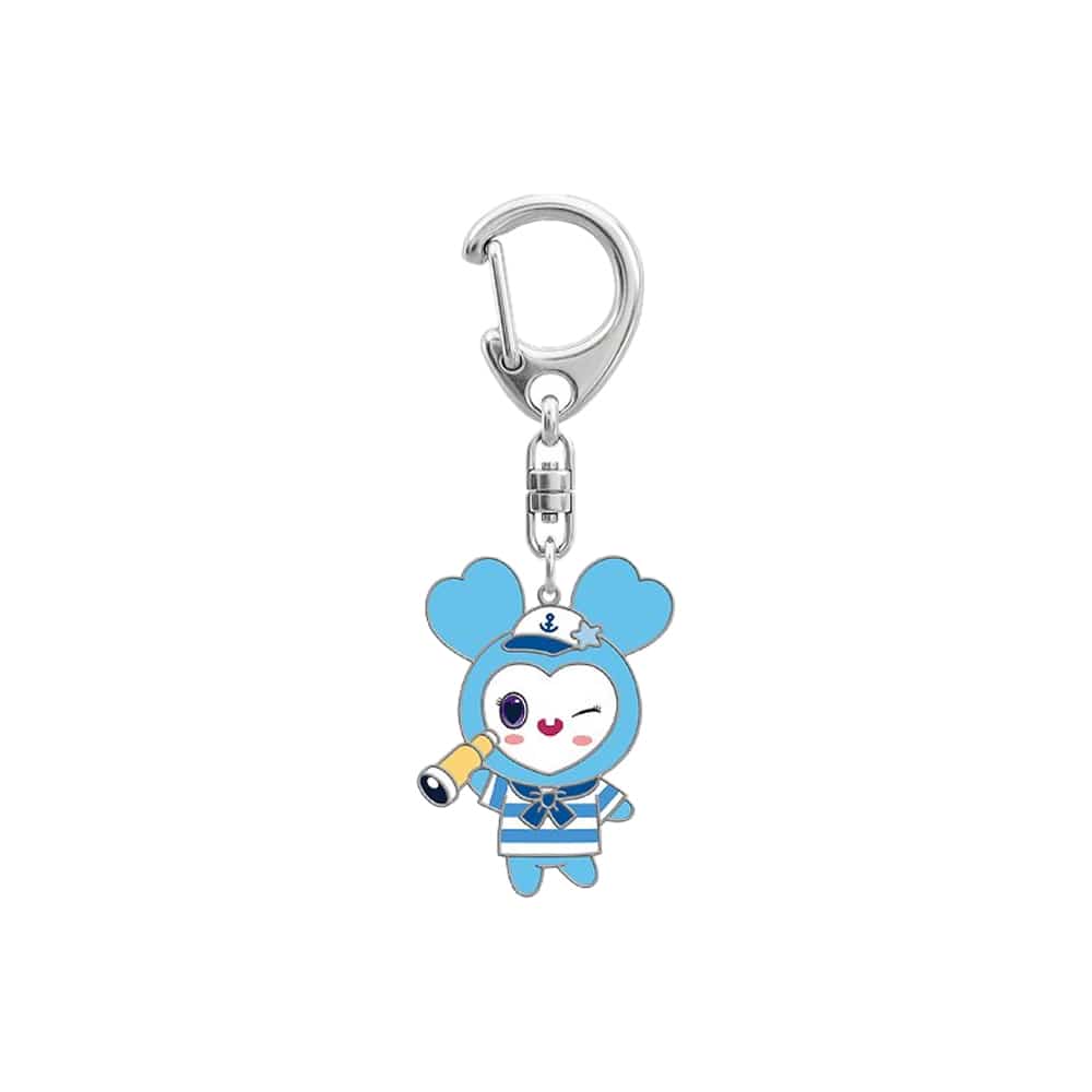 TWICE MD / GOODS NAVELY TWICE - LOVELY METAL KEYRING MARINE Ver. [ 2026 TWICE THIS IS FOR WORLD TOUR FINALE in SEOUL MD ]