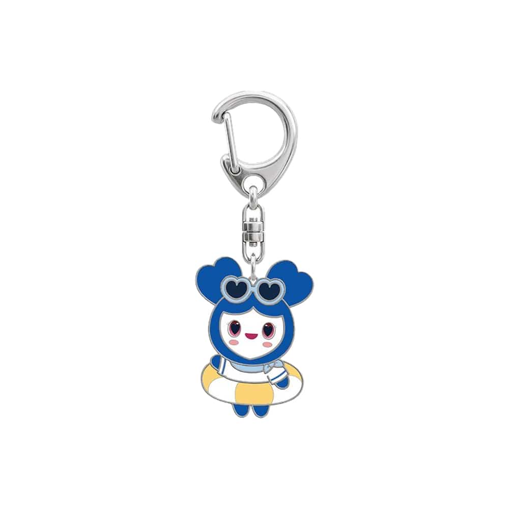 TWICE MD / GOODS TZUVELY TWICE - LOVELY METAL KEYRING MARINE Ver. [ 2026 TWICE THIS IS FOR WORLD TOUR FINALE in SEOUL MD ]