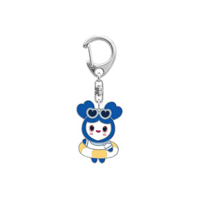 TWICE MD / GOODS TZUVELY TWICE - LOVELY METAL KEYRING MARINE Ver. [ 2026 TWICE THIS IS FOR WORLD TOUR FINALE in SEOUL MD ]