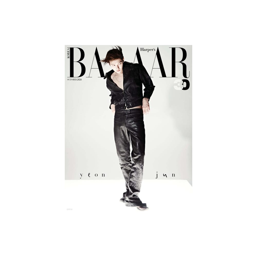 TXT (TOMORROW X TOGETHER) Magazine C TOMORROW X TOGETHER YEONJUN - HARPERS BAZAAR Magazine Cover (October 2026)