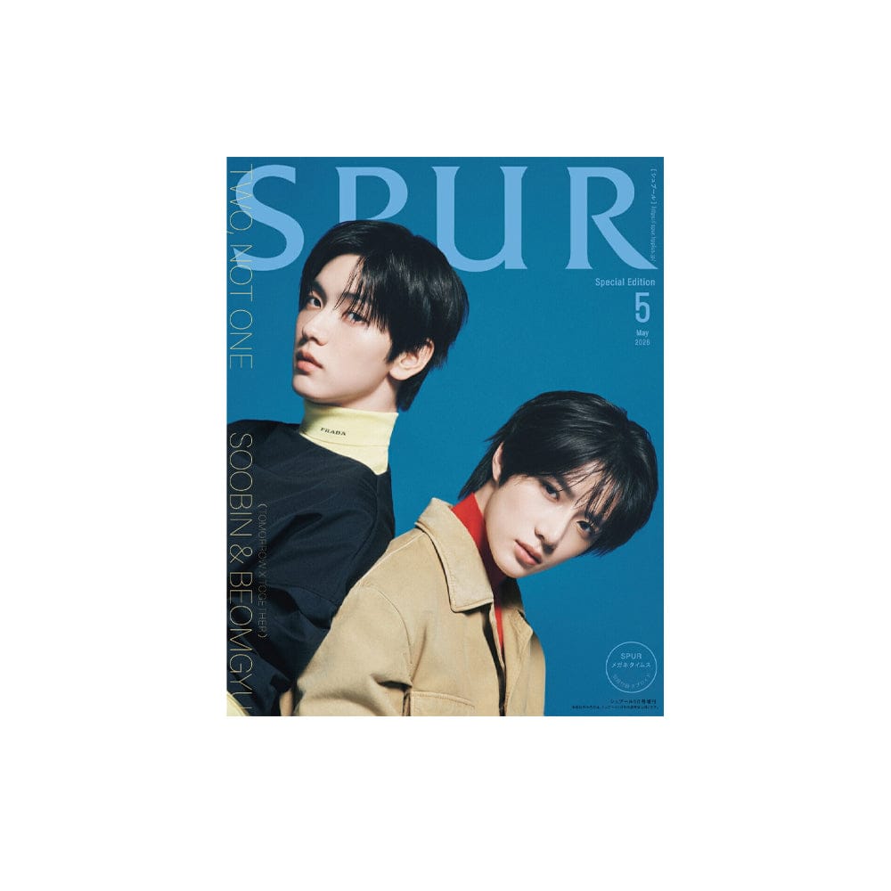 TXT (TOMORROW X TOGETHER) Magazine TXT SOOBIN BEOMGYU  - SPUR Magazine Cover Special Edition (May 2026)