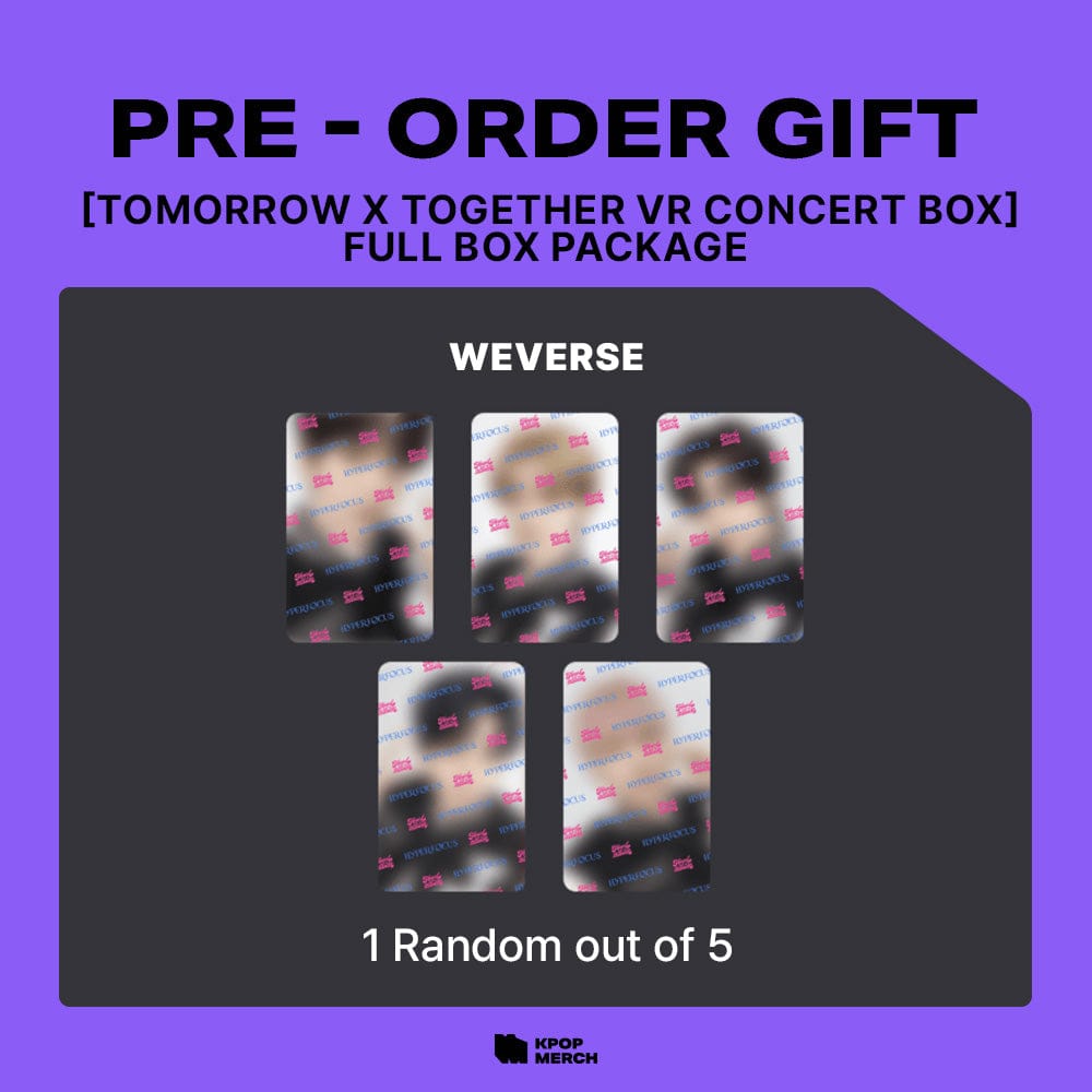 TXT (TOMORROW X TOGETHER) MD / GOODS TOMORROW X TOGETHER - VR Concert Box Full Box Package [  HEART ATTACK + HYPERFOCUS ]