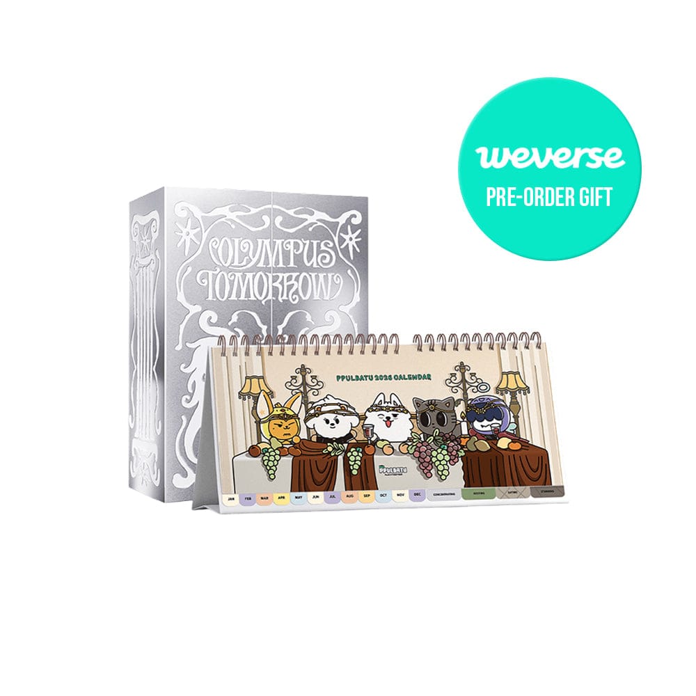 TXT (TOMORROW X TOGETHER) MD / GOODS WEVERSE TOMORROW X TOGETHER ( TXT ) - 2026 SEASON'S GREETINGS + PPULBATU 2026 CALENDAR SET