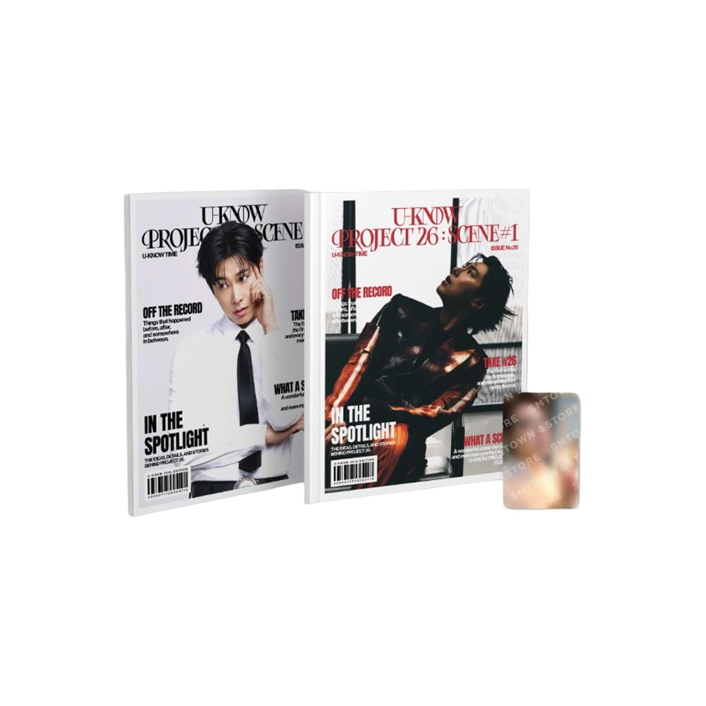 TVXQ U-KNOW YUNHO - PROJECT BOOK SET [ U-KNOW PROJECT 26 SCENE#1 in SEOUL MD ]