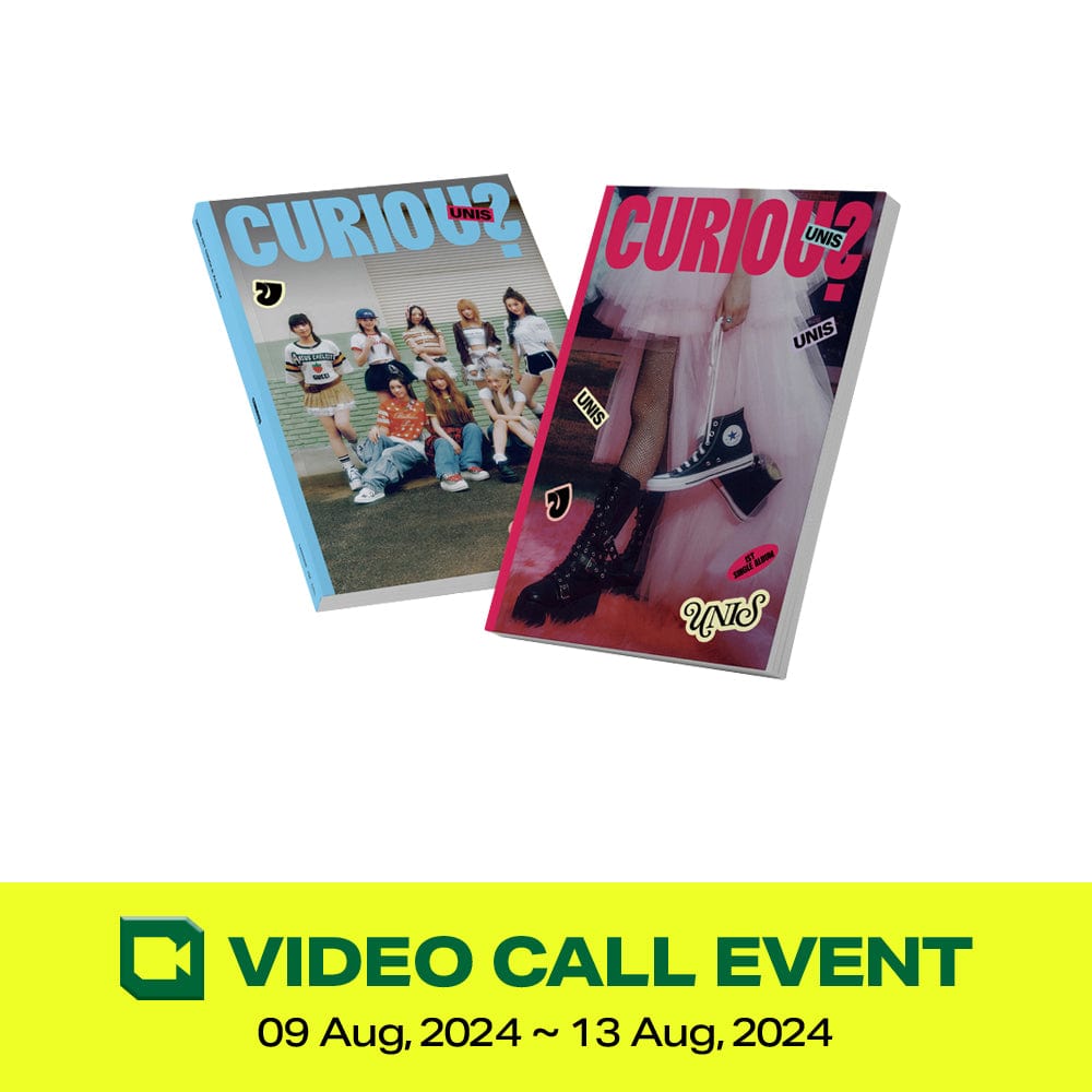 UNIS ALBUM (0820 Video Call EVENT) UNIS - 1st Single Album [CURIOUS]