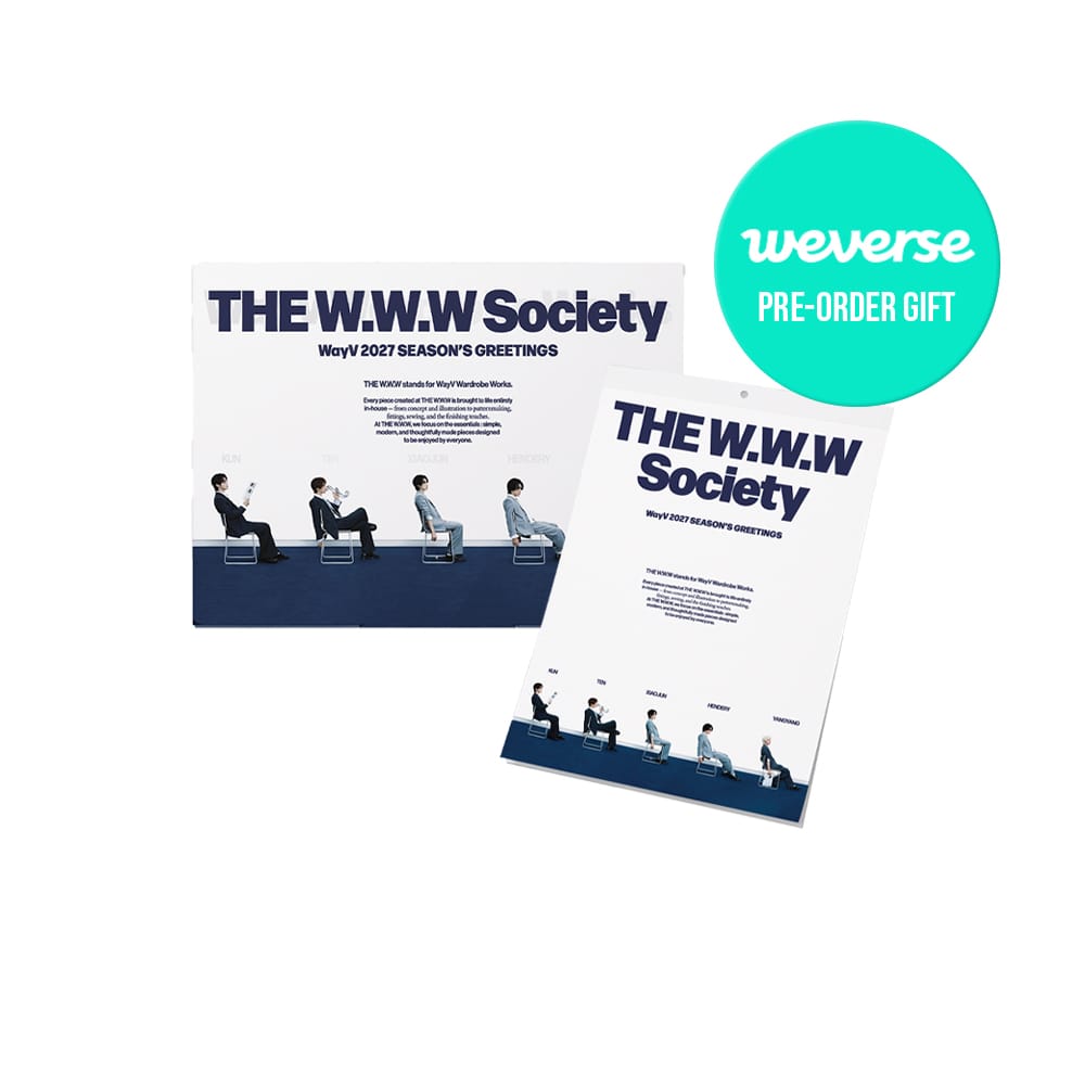 WayV MD / GOODS WEVERSE / SEASONS GREETING ONLY WayV - 2027 SEASON'S GREETINGS [ THE W.W.W SOCIETY ]