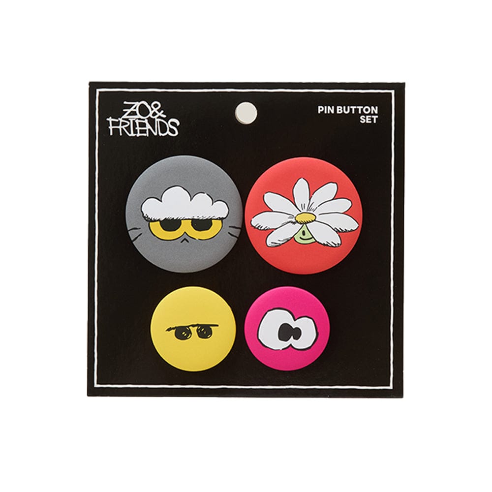 ZO&FRIENDS MD / GOODS ZO&FRIENDS - PIN BADGE SET [ ZO& FRIENS LUCKY SHOP  POP UP MD ]