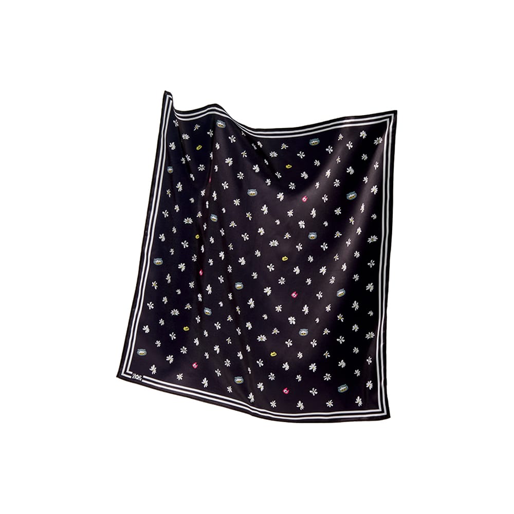 ZO&FRIENDS MD / GOODS ZO&FRIENDS - SCARF SIGNATURE (BLACK) [ ZO&FRIENDS NEW COLLECTION ]
