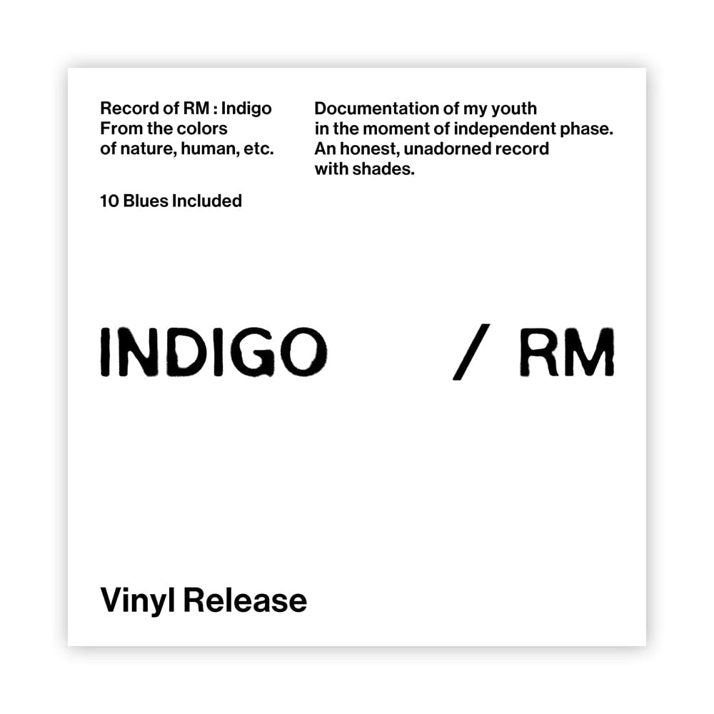 BTS ALBUM RM - Indigo [LP]