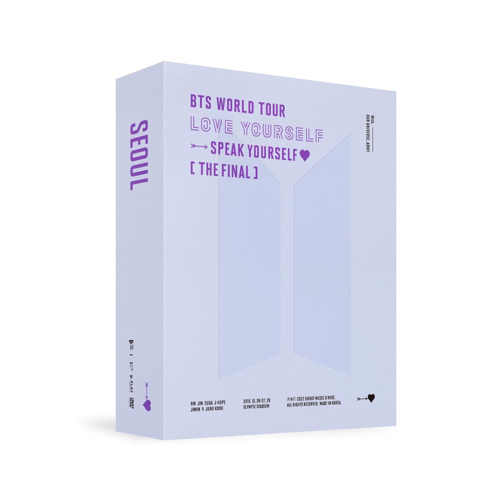 BTS MD / GOODS BTS - WORLD TOUR LOVE YOURSELF : SPEAK YOURSELF [THE FINAL] DVD