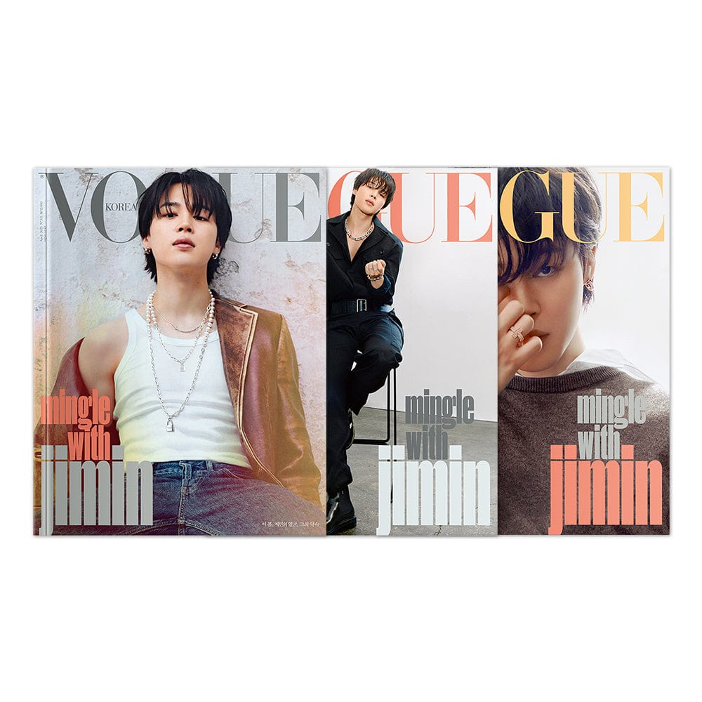 BTS MD / GOODS Jimin - VOGUE Korea Magazine [mingle with jimin] Cover Jimin (Apr 2023)