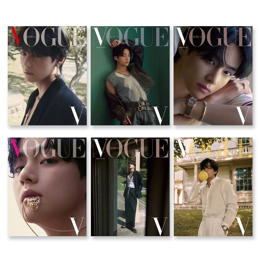 BTS MD / GOODS Set (All 6 Covers) V - VOGUE Korea Magazine Cover V (Oct 2022)
