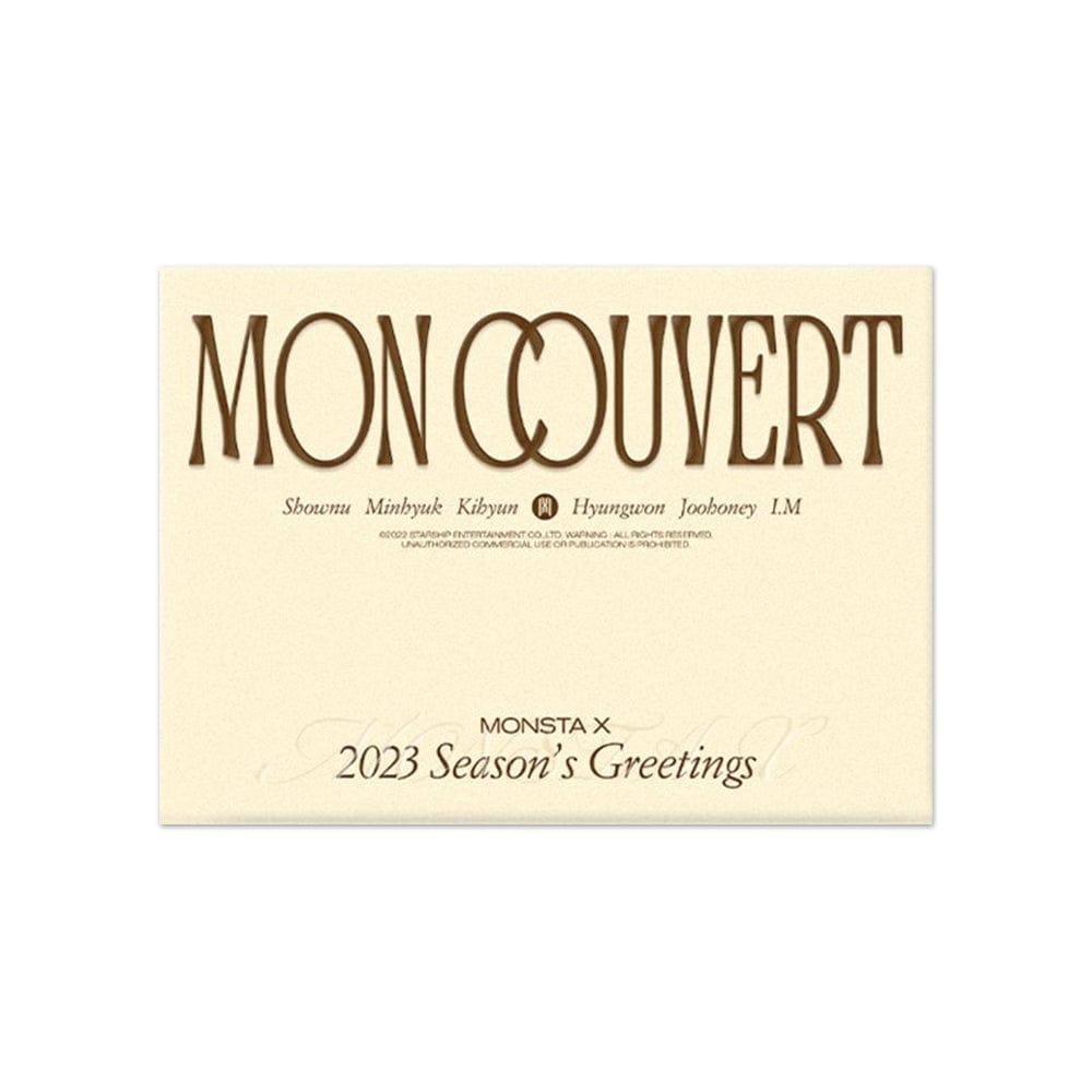 MONSTA X MD / GOODS MONSTA X - 2023 Season's Greetings [MON COUVERT] (DESK CALENDAR Ver.)