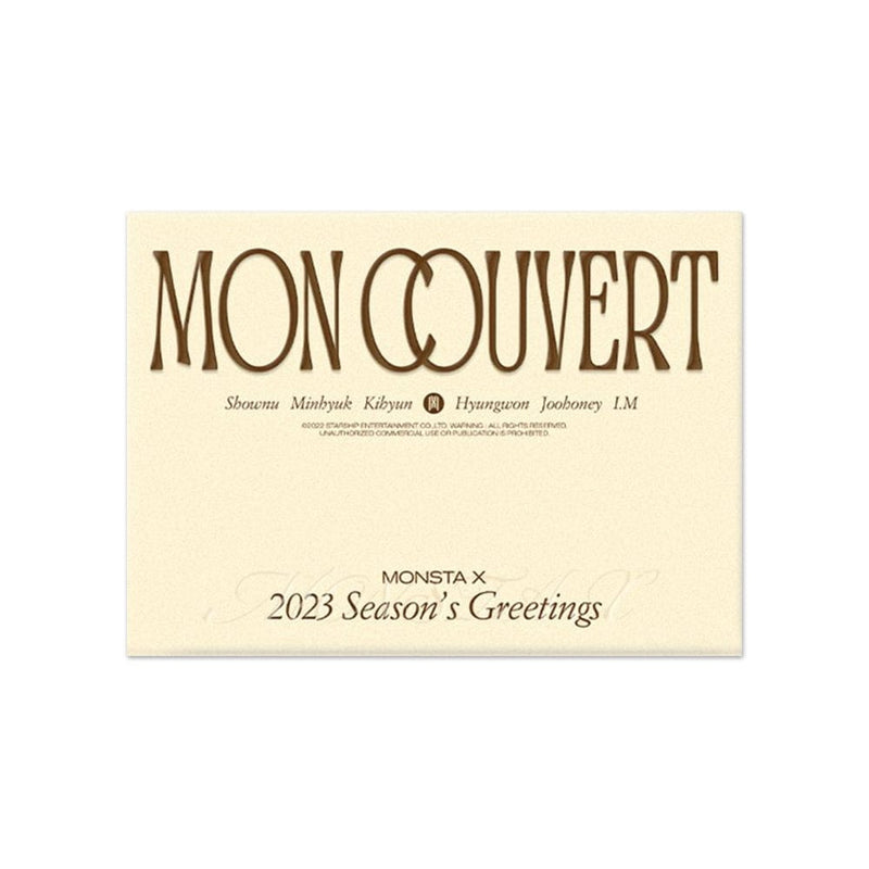 MONSTA X 2023 Season's Greetings [MON COUVERT] (DESK CALENDAR Ver.)